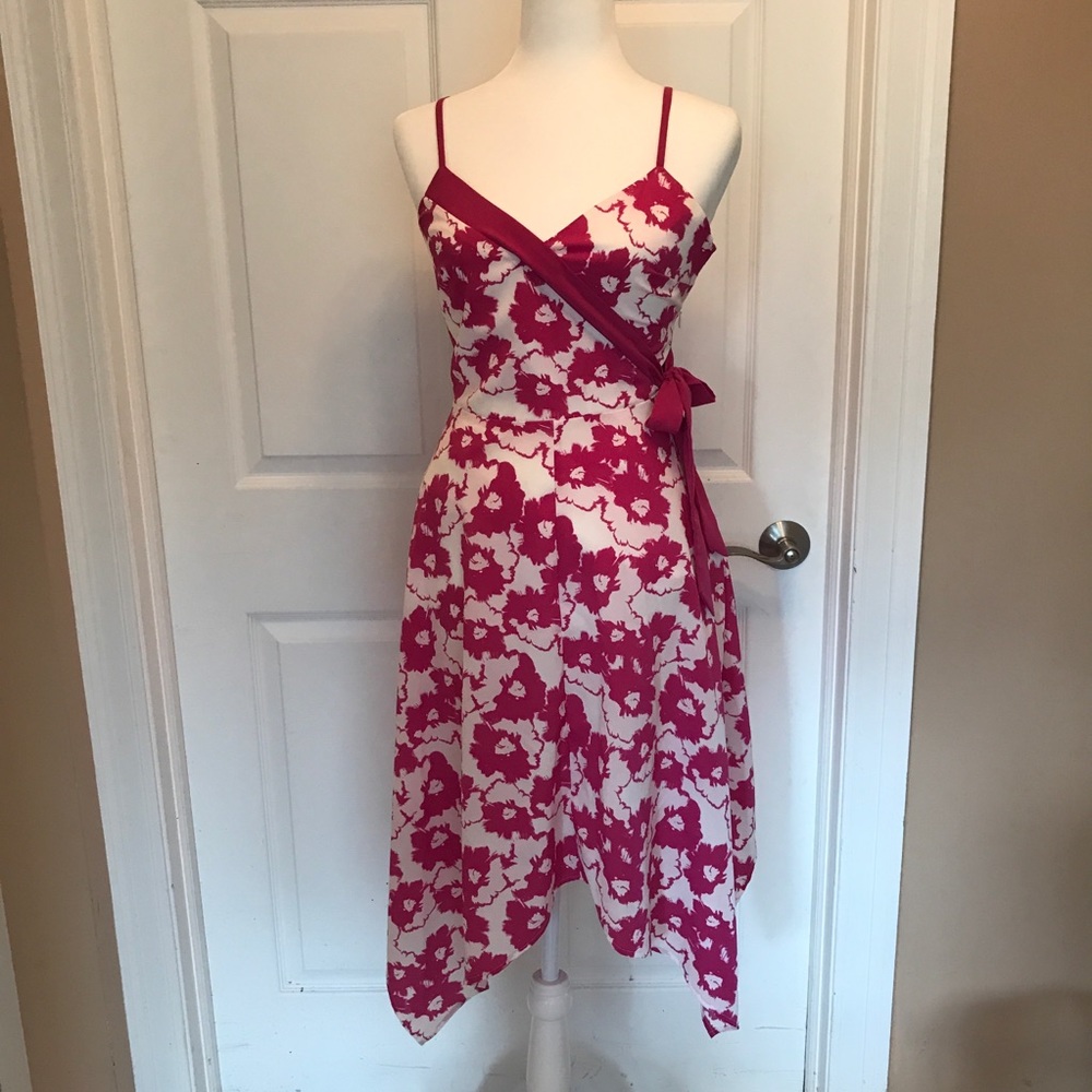 Banana Republic handkerchief hem dress sz 0 Petite